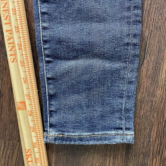 Lucky Brand 411 JEANS MENS 28X30 BLUE Athletic Taper Stretch Denim - Picture 8 of 11